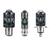 Bombilla LED para Faro de Motocicleta H4/BA20D/P15D, Chips 3030+5730, 12V-80V, Sin Errores Canbus, para Scooter, ATV, Ajuste Universal, Alta Calidad