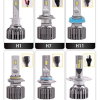 Nouvelles ampoules de phares LED OEM ODM C6 H1 H4 H7 H11 9005 9006 9012 6000K 55W à 3 caloducs, Plug & Play, pour éclairage automobile, vente en gros
