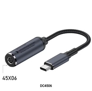 USB-преобразователь питания для ноутбука PD100W поддерживает 5V/9V/20V DC Memale Type-C штекер-адаптер адаптера адаптеров - Product Image 5