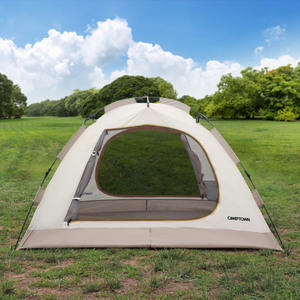 Tente CAMPTOWN VESTA Insta Set avec poteaux en fibre de verre, revêtement UV argenté, anti-insectes, double couche, porte, fabrication vietnamienne, abri de camping - Product Image 3