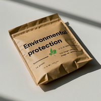 Sac en papier kraft imprimé personnalisé pour bonbons et collations pochette biodégradable emballage alimentaire en papier d'aluminium à fermeture éclair refermable