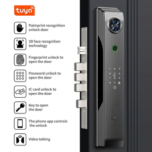 Cerradura Inteligente para Puerta con <span class=keywords><strong>Precio</strong></span> de Fabricante, Totalmente Automática, con Cámara Wifi, Reconocimiento Facial 3D, Huella Dactilar Biométrica, Tuya Smart - Product Image 2