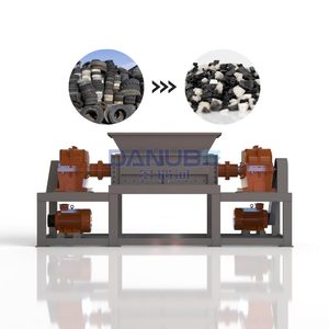 Waste Plastic Garbage Recycling Shredder <b>Machine</b> <b>Tyre</b> Shredding <b>Machine</b> Paper Carton Shredder - Product Image 1