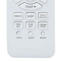 Télécommande de clonage à 4 boutons ABS Bingostyle 0010401715BW pour climatiseur Haier