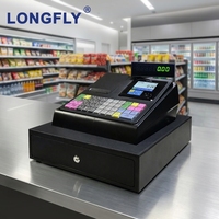 Système de caisse enregistreuse électronique Longfly, très vendu, avec tiroir-caisse, terminal, logiciel de point de vente pour magasin