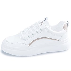 Zapatos Planos de Cuero Blanco para Mujer, Novedad, Zapatillas Antideslizantes Modernas para Primavera/Verano con un Estilo de Puntera Moderno - Product Image 3