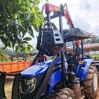 FFB Grabber Oliepalm Grabber Tractor Palmvruchtenoogstmachine Pengambil Kelapa Sawit Tractor Palm Grab