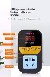 แผงไฟ LED ดิจิตอลควบคุมอุณหภูมิมีความแม่นยำสูง IP65พลาสติก - Product Image 2