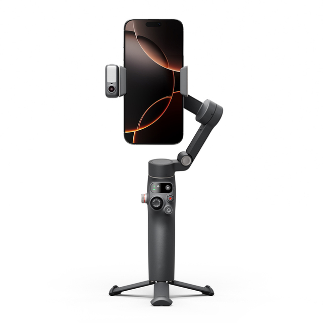 DJ Osmo Mobile 8 Handheld Gimbal Stabilizer for Mobile Phone Native Tracking Audio Lighting Seamless 360 Pan Rotation Every