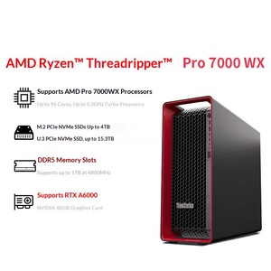 Estación de Trabajo Gráfica Lenovo ThinkStation P8 con Procesador AMD 7975WX para Productividad en la Oficina, Edición de Video, Creación de Contenido y <span class=keywords><strong>CAD</strong></span> - Product Image 2