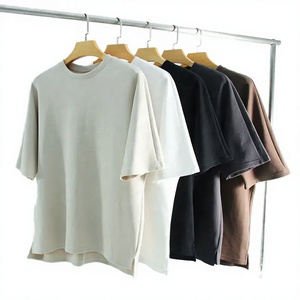 Camiseta de Hombre de Alta Calidad, Lujosa, de Corte Holgado, con Logo Personalizado, Tejido de Punto, 100% Algodón, 280g - Product Image 2