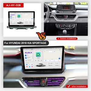 Reproductor Multimedia para Auto AIJALV <span class=keywords><strong>QLED</strong></span> Android con Sistema de Navegación GPS de 8 Núcleos y 2K para Radio Estéreo, Montaje en el Tablero, CarPlay Inalámbrico - Product Image 3