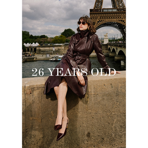 26YEARSOLD Giacca <span class=keywords><strong>in</strong></span> <span class=keywords><strong>Pelle</strong></span> Ecologica Slim da <span class=keywords><strong>Donna</strong></span>, Design Originale, Autunnale, Sopra il Ginocchio, con Gonna Aderente Tinta Unita, Completo 3629 & 3661 - Product Image 6