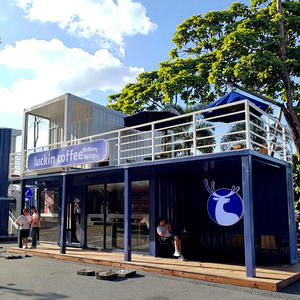 Commercial Movable Container House for Milk Tea and Coffee <strong>Shops</strong> Customized Promotional <strong>Small</strong> Apartment with Kitchen and Bedroom - Product Image 3