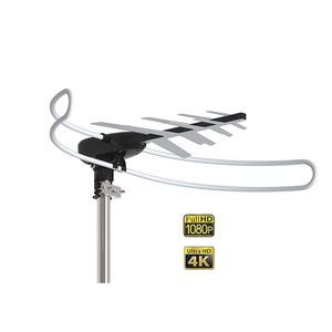 Indonesia Factory 360 Degree <b>Remote</b> <b>Control</b> HD <b>TV</b> Antenna Outdoor Digital Long Range Antena Rotating High Range Plastic Material - Product Image 1