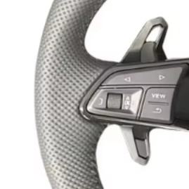 Volant en cuir mis à niveau vers la nouvelle série R8 pour <span class=keywords><strong>Audi</strong></span> RS RS3 RS7 <span class=keywords><strong>RS8</strong></span> R8 <span class=keywords><strong>S8</strong></span> A3 A4 A5 A7 Q7 TT TTs A6 C7 S5 Q5 Volant - Product Image 3