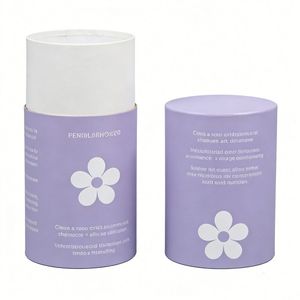 Boîte d'emballage pour bougies en carton écologique auto-érectible avec logo personnalisé, finition mate, pour usage cosmétique - Product Image 1