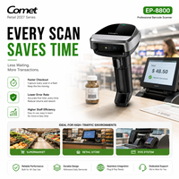 Escáner de Código de Barras 2D Comet EP-8800, Lector de Códigos QR Portátil para Punto de Venta Minorista, Pago Móvil, OEM, ODM