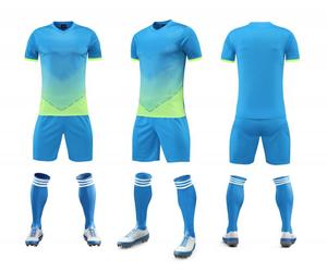 Op Maat Gemaakte Voetbalshirt Set Man Voetbal Truien Groothandel Team Voetbaluniformen Voetbalshirt Kids Voetbalkleding Voetbaltenue - Product Image 3