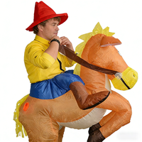 Costumes gonflables de cheval amusants et colorés pour fêtes et carnavals, commande en gros, livraison rapide, mascottes géantes promotionnelles pour la marque