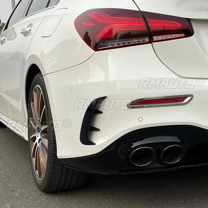 Cubierta Decorativa para el Parachoques Trasero, Alerón Lateral para Mercedes-Benz Clase A W177 A180 A200 A35 AMG Sedán 2019-2021 - Product Image 6