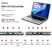 Fabrieksmodel Slanke Studentenlaptop 360-Graden Flip Touchscreen 15,6-Inch Full HD Scherm Engels Toetsenbord AMD Ryzen 5 Windows 512GB SSD