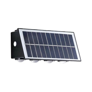 Projecteur solaire mural extérieur à <span class=keywords><strong>double</strong></span> tête LED pour cour, jardin, villa, allée, éclairage haut et bas - Product Image 2
