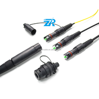 Cable de Conexión Impermeable OPT FTTA, Cable de Conexión CPRI, SC LC LC/PC RRU BBU RRH, Cable de Conexión Óptico, Conector Óptico Corning