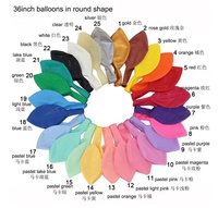 Vente en gros de décorations de fête pour adultes certifiées EN71 en latex de 36 pouces pour la remise des diplômes, Halloween, la fête des mères, Noël, les anniversaires et les fêtes