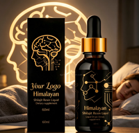 Résine de Shilajit Pur de l'Himalaya en Gouttes Liquides OEM |   Complément alimentaire quotidien à base d'acide fulvique naturel, améliore la mémoire, stimule le cerveau