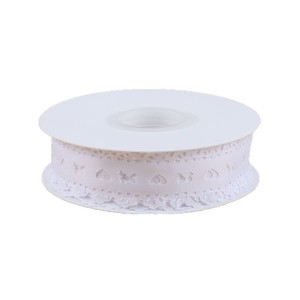 Cinta de encaje ondulada con <span class=keywords><strong>lazo</strong></span> de corazón hueco de 3 cm <span class=keywords><strong>para</strong></span> <span class=keywords><strong>ramo</strong></span> de flores, banda decorativa DIY - Product Image 5