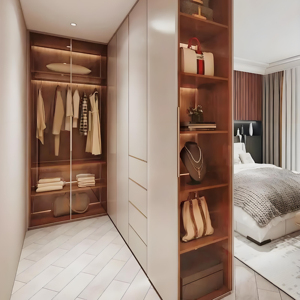 Armoire moderne de luxe pour chambre à coucher Armoire design moderne Dressing Mobilier universel - Product Image 1