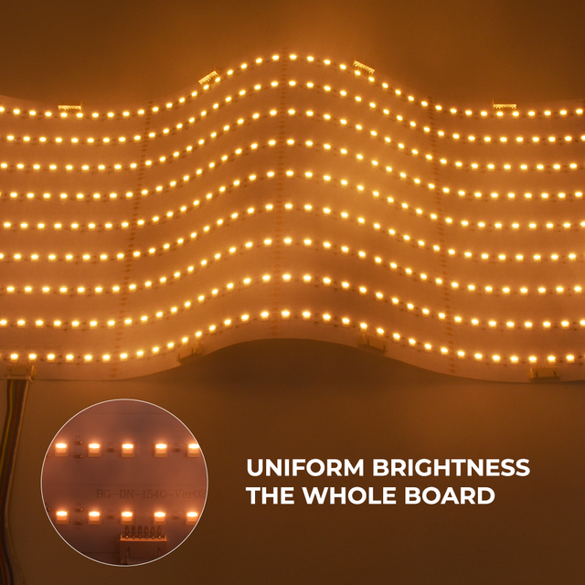 RGBCCT Flexible Pixel LED Matrix Panel 24V 60W 5050 for App Control Black PCB Light Strings Copper Body IP20 Dimmable CE UL