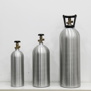 ZX High 1.5lb/2.5lb/5lb/10lb/20lb DOT Bebida CO2 Tanque CGA Válvula para Homebrew Brewery Cilindro de aluminio para cerveza Barril 1800psi - Product Image 4