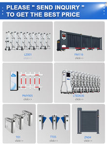 Fabbrica di alluminio bianco manuale RFID automatico scorrevole barriera cancelli per parcheggio strada per applicazione Hotel barra automatica barriera - Product Image 3