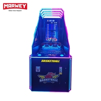 Marwey Machine de jeu de tir au basketball d'arcade pour adultes, à monnayeur, de luxe, commerciale, d'intérieur, à surprise sportive, très vendue