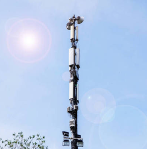 Selbsttragender Stahl-Monopol-Telekommunikationsturm, 20m <span class=keywords><strong>30m</strong></span> 40m Mobilfunk-Signalmast - Product Image 1