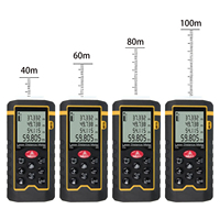 HTI Personnalisé 40m 100m Outil De Mesure Numérique Télémètres Bande Laser Distance Mètre, Télémètre