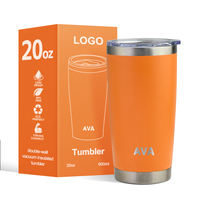 Gobelet isotherme en acier inoxydable à double paroi, personnalisé ODM/OEM, compatible porte-gobelet de voiture, pour café et voyage
