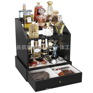 Wooden perfume storage rack, tiered <b>shelf</b>, perfume organizer, cosmetic display rack, jewelry drawer storage box - Product Image 5
