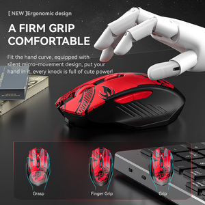 Nuevo Ratón <span class=keywords><strong>Bluetooth</strong></span> Portátil Estilo <span class=keywords><strong>Gaming</strong></span> de Oficina 1600DPI Ratón Inalámbrico Ergonómico Silencioso para Ordenador Portátil - Product Image 4