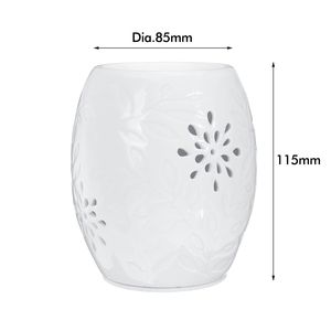 Electronic Ceramic Aromatherapy Sleep Yoga Aroma Oil Scented Candle Burner <strong>Wax</strong> <strong>Melt</strong> Warmer Night Lamp EU/<strong>UK</strong> Plug - Product Image 3