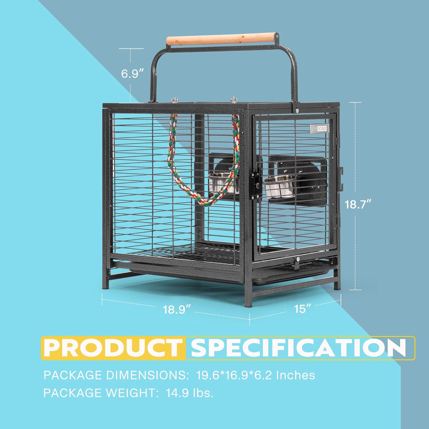 parrot metal carrier