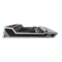 Console de mixage sonore professionnelle 8/12/16 canaux avec enregistrement USB BT, karaoké, DSP pour scène, DJ, performance en extérieur