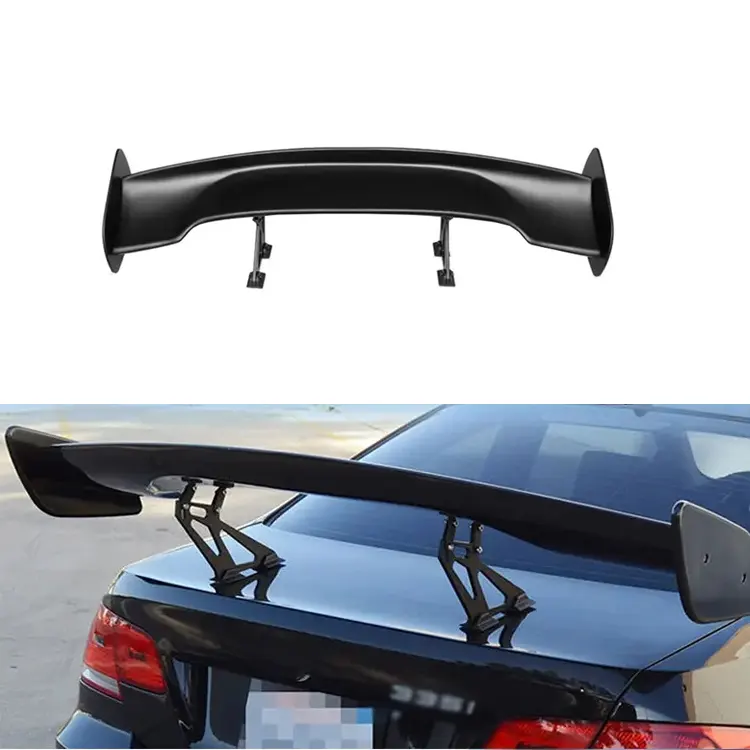 Suporte de alumínio universal para carros sedan, alta taxa de recompra, peças automotivas, abs, plástico, fibra de carbono, 4 gen, bota traseira