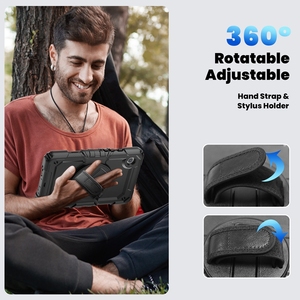 Étui robuste pour tablette <span class=keywords><strong>Samsung</strong></span> Galaxy <span class=keywords><strong>Tab</strong></span> A9 8,7 pouces X110 / <span class=keywords><strong>Tab</strong></span> A11 X133/X135 avec protection d'écran intégrée et bandoulière - Product Image 5