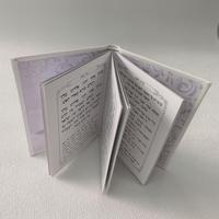 Impression biblique personnalisée avec du papier d'impression mince Blble 35gsm bord argenté et couverture en cuir