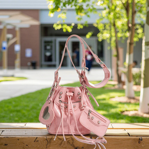 Zaino antifurto in Nylon di alta qualità alla moda resistente all'acqua Design a maglia Oxford chiusura a cerniera per studenti donne giovani - Product Image 1