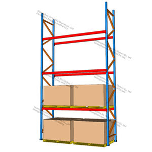 1000 KG טון 3 4 5 רמות שכבות כבד רכב מטען אחסון Shelv מזרן מערכת מחסן שני רצפת מדף תעשייתי מתלה - Product Image 1
