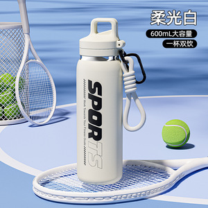 Wholesale Custom Logo Stainless Steel Vacuum Insulated Tumbler with Handle, <b>Large</b> Capacity Car Travel Mug for Outdoor Sports - Product Image 2
